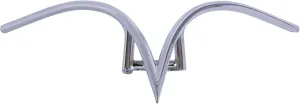 Tracer V-Type Steel Handlebar HB-TB-VS800220 Universal Fit 750 * 650 * 22.2 * 1.4T - Chrome
