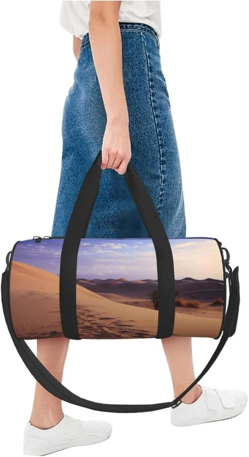 Travel Duffel Bag Desert Weekender Overnight Bag For Men Women Large Capacity Sports Gym Bag Canvas Carry On Tote Bags For Travel Yoga
