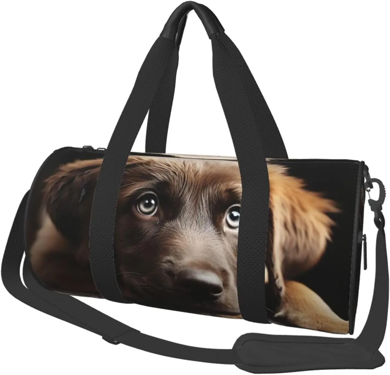 Travel Duffel Bag Foldable Weekender Overnight Bag Puppies Dog Sports Tote Gym Bags Large Capacity Lightweight Carry On Luggage Bags for Men Women