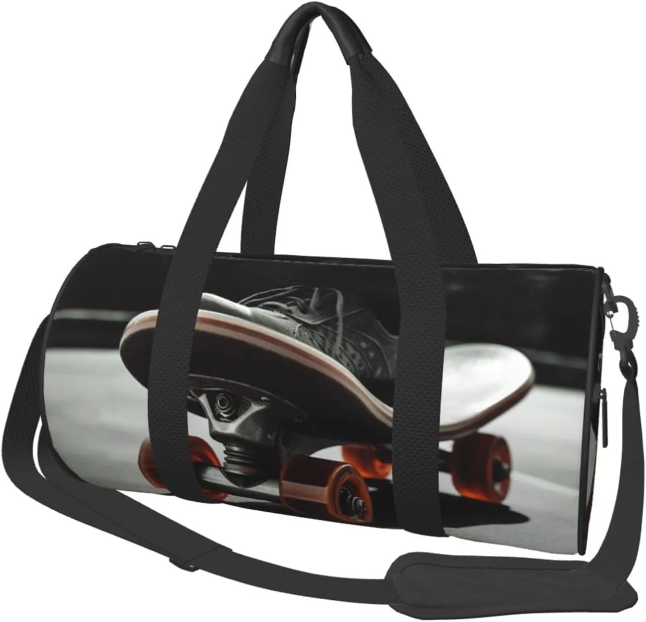 Travel Duffel Bag Foldable Weekender Overnight Bags Skateboard Wheel Sports Tote Gym Bag Large Capacity Lightweight Carry On Luggage Bags for Men Women