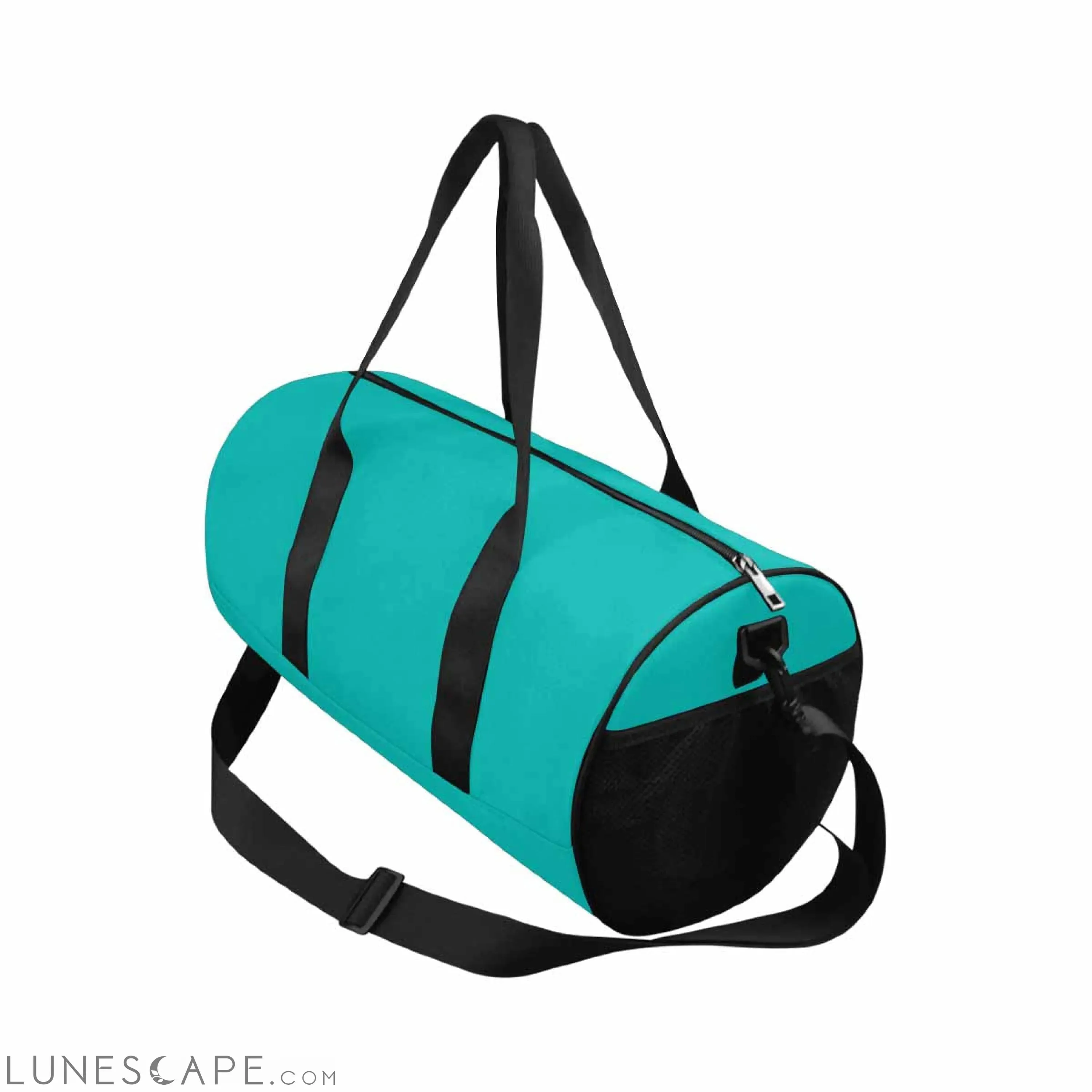 Travel Duffel Bag - Greenish Blue - Carry
