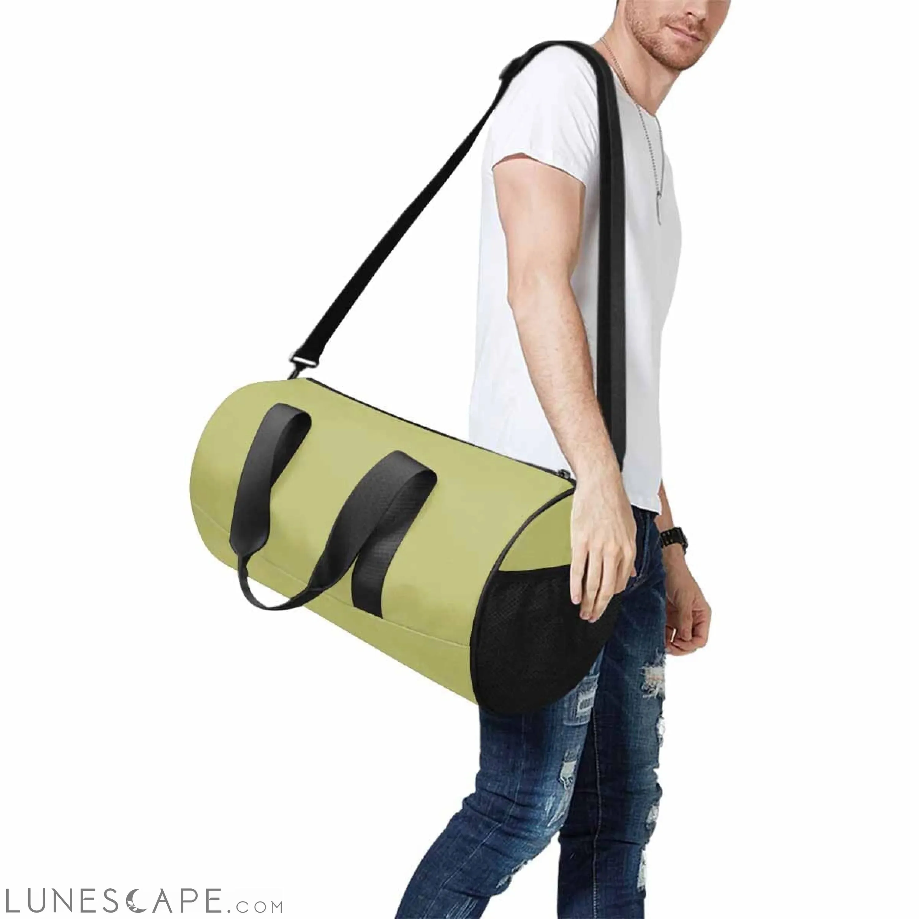 Travel Duffel Bag - Olive Green - Carry