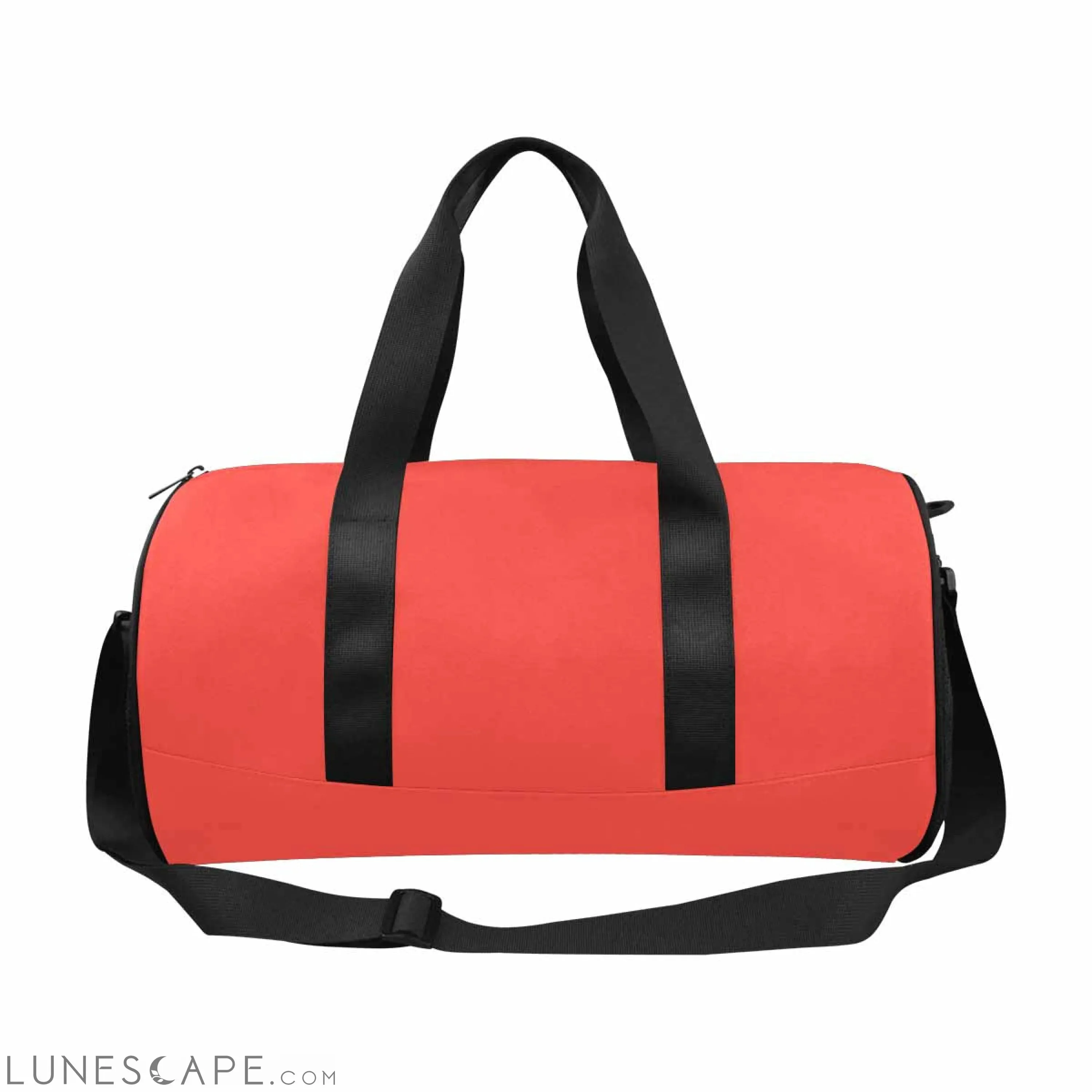 Travel Duffel Bag - Red Orange - Carry