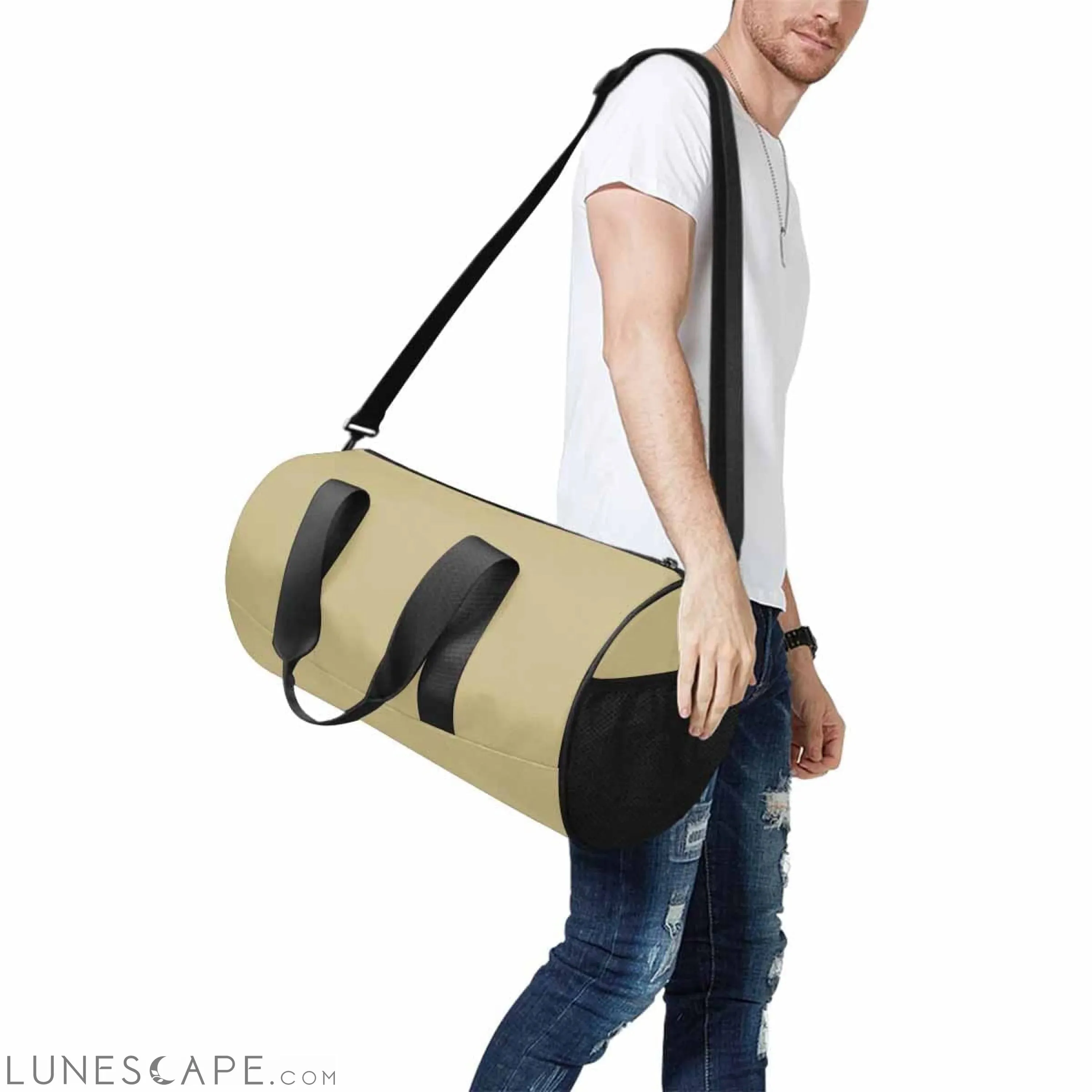 Travel Duffel Bag - Sand Dollar Brown - Carry