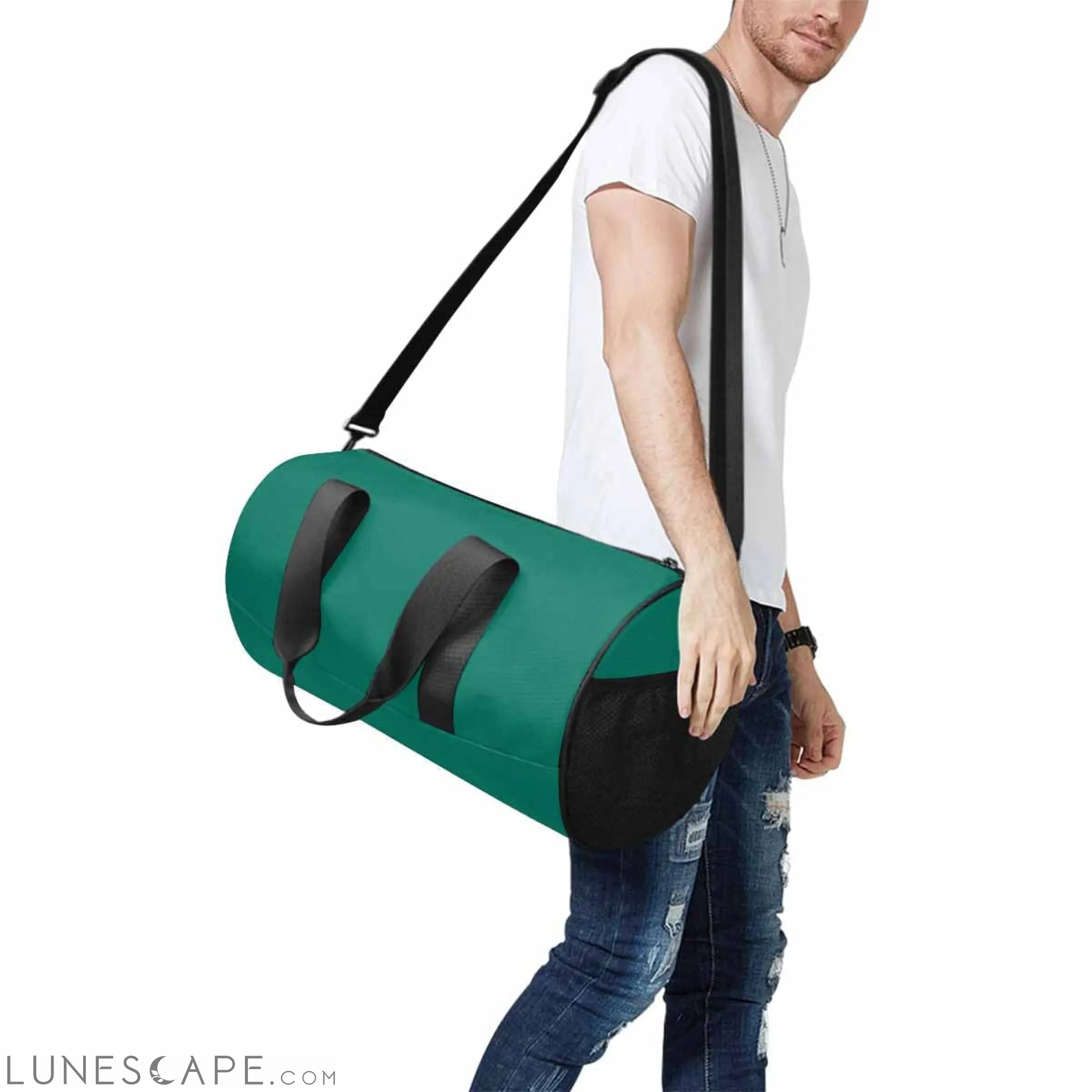 Travel Duffel Bag - Teal Green - Carry