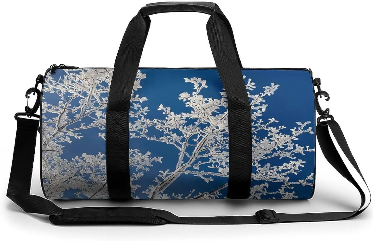 Travel Duffel Bag Weekender Bags for Men Women Large Capacity Overnight Bags Beautiful Winter Weather Travel Sports Gym Bag Canvas Carry On Tote Bags for Travel Yoga