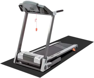 Treadmills Mat for Health & Fitness Exercise Equipment - Anti-Fatigue Elliptical, Bike, Jump Rope Mat, 6mm Thick, Used On Hard Floors and Carpet Protection 36"x60"
