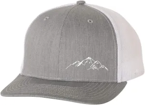 Trenz Shirt Company Men's Embroidered Scenic Mountain Range Adjustable Mesh Back Trucker Hat