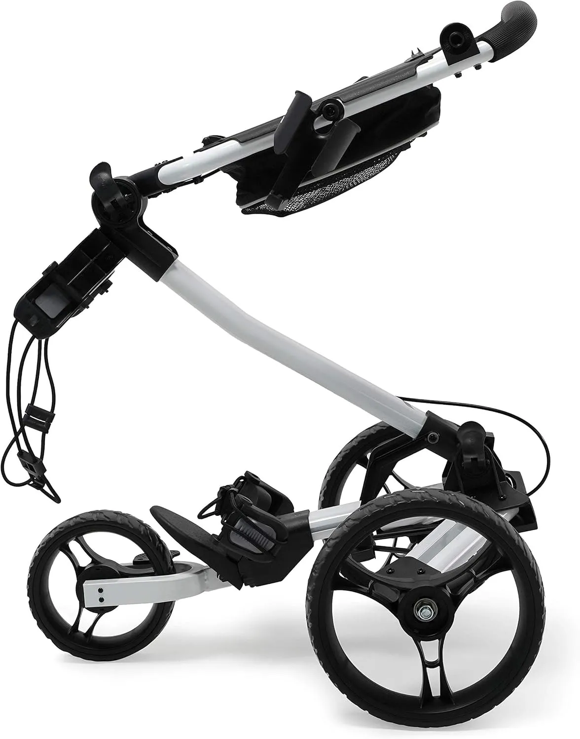 Trilite Golf Push Cart | Lightweight and Folding Golf Cart | Adjustable Golf Bag Stand