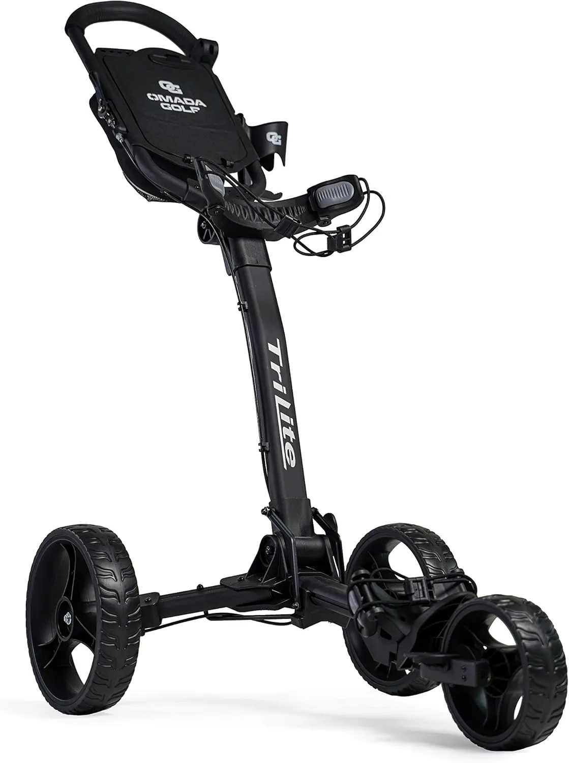 Trilite Golf Push Cart | Lightweight and Folding Golf Cart | Adjustable Golf Bag Stand