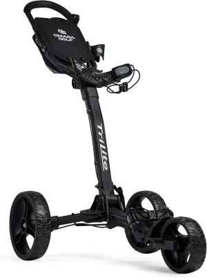 Trilite Golf Push Cart | Lightweight and Folding Golf Cart | Adjustable Golf Bag Stand
