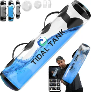 Tube - The Original Aqua Bag - Water Weight Bag 70 lbs - Adjustable Workout Sand Bags Weights Alternative - Portable Sandbag Fitness Equipment Set for Home Exercise Gym- Including App Videos