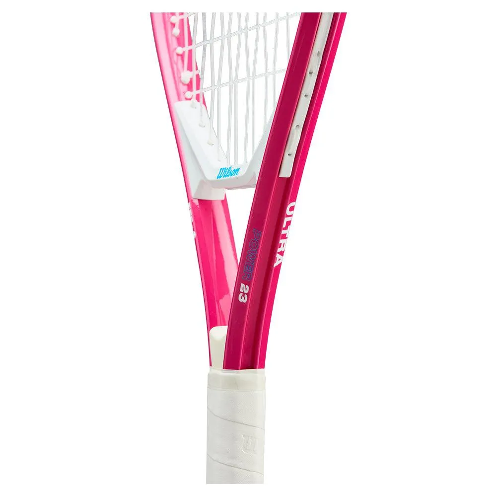 Ultra Power Junior 23 Prestrung Tennis Racquet Pink