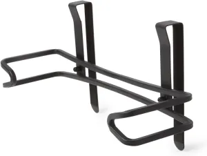 Umbra 1005752-040 Squire Cabinet Paper Towel Holder, Roll Dispenser for Kitchen or Bathroom with Three Easy Mounting Options, Multi-Use, Black
