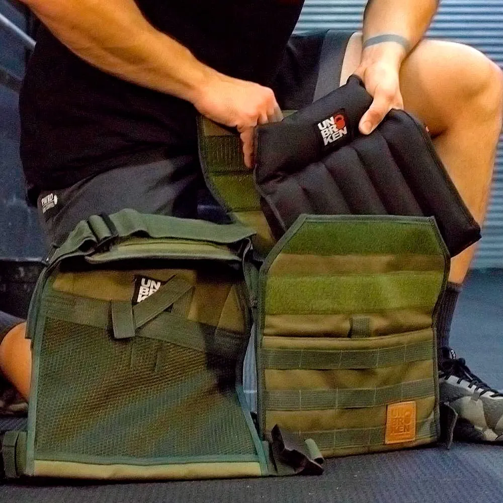 UNBROKEN Classic weight vest   Sand Plates