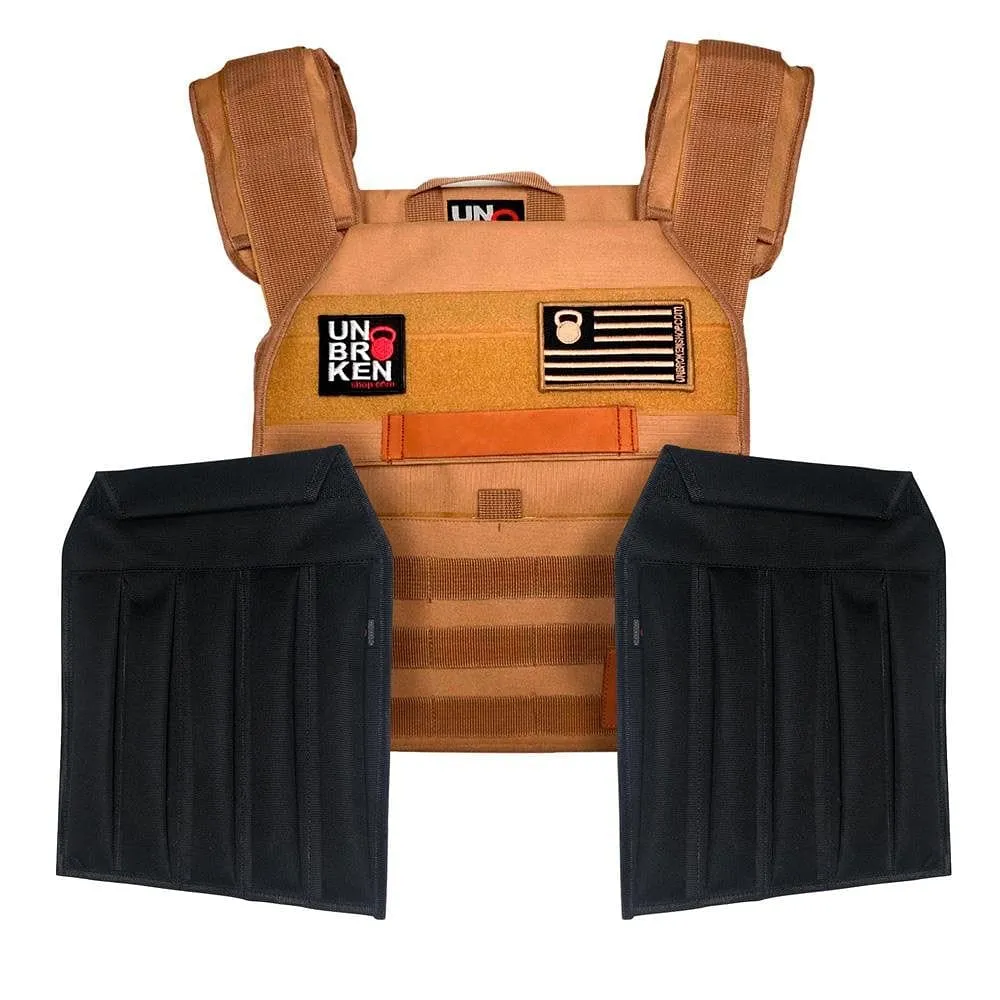 UNBROKEN Classic weight vest   Sand Plates
