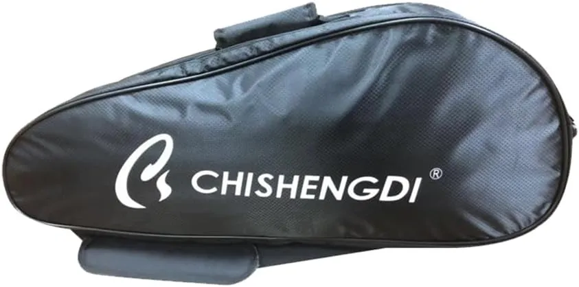 UNISTRENGH Badminton Racket Shoulder Bag Backpack with Shoe Compartment, Multifunction 6 Racquets Tennis Bag for Men and Women, 12 Rackets Bag