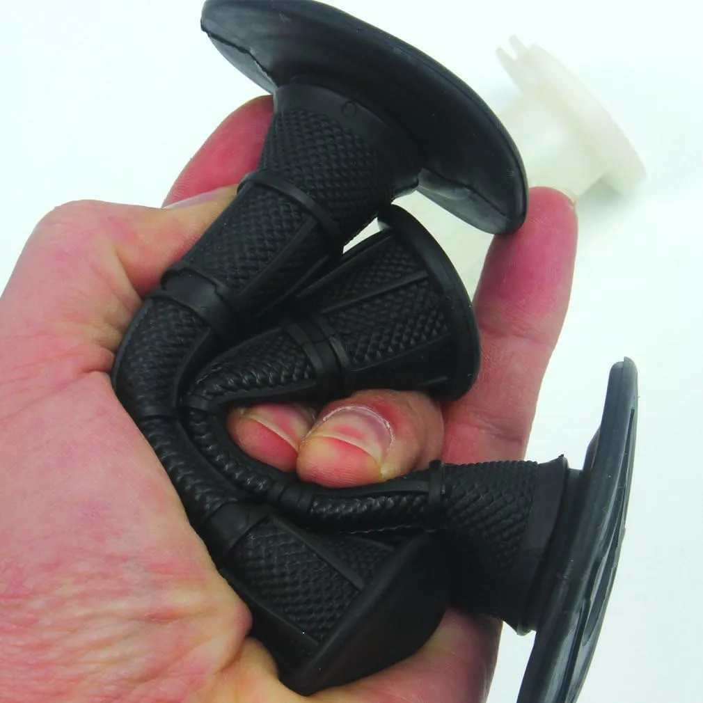 Universal 7/8 Inch 22mm Dirt Bike Handlebars, Upgraded Pit Bike Handlebar with Foam Pad and Anti-slip Handlebar Grips for Motocross CRF YZF KXF KLX RMZ DRZ Pit Dirt Bike ATV Quad - Black
