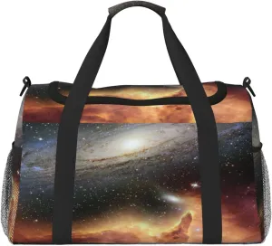 Universe Travel Duffel Bag Large Foldable Waterproof Overnight Bag For Beach Swim Bags Pool Sports Gym