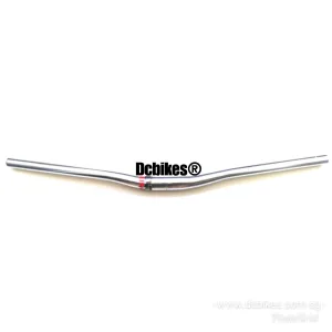 Uno Raw Aluminum Silver 15mm Rise MTB Handlebar 31.8mm