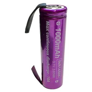 Upgraded Braun Oral-B replacement Toothbrush Battery 1000mAh Li-ion with Solder tabs