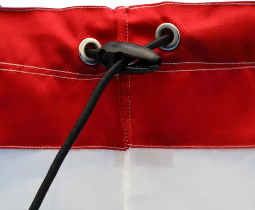 Vacbagz Swimming Pool Vacuum Bag 120 Micron Standard Fine Debris Leaf Bag Red | Compatible with Hammerhead, The Bottom Feeder, Riptide, and Power Vac & More! (13" W x 22" L, 120 Micron Standard Fine)