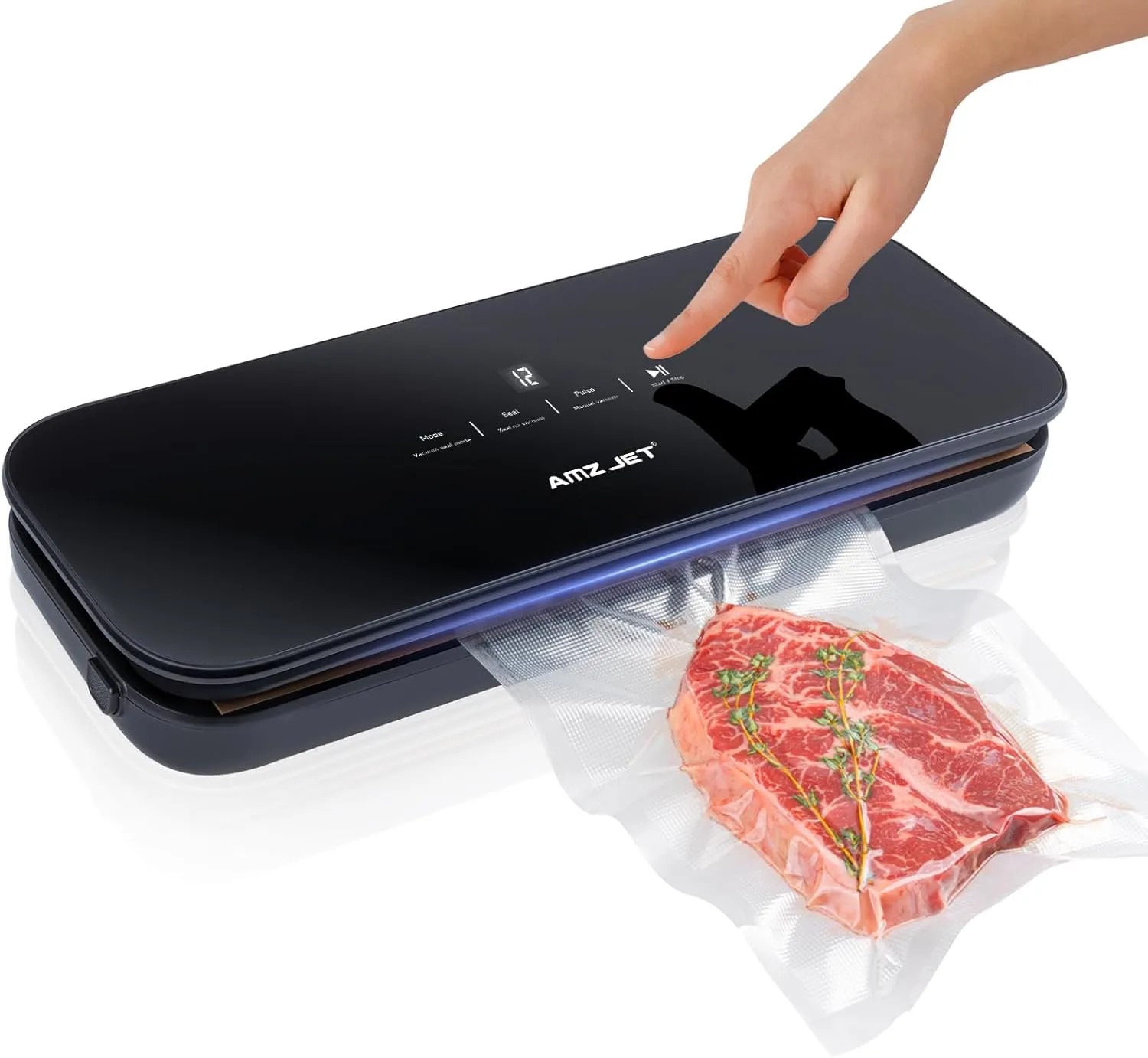 Vacuum Sealer Bags 200 Pcs 8" x 10", BPA Free, Commercial Grade Textured Food Vacuum Sealer Bag, Thick Embossed Bags for Storage and Sous Vide Cooking