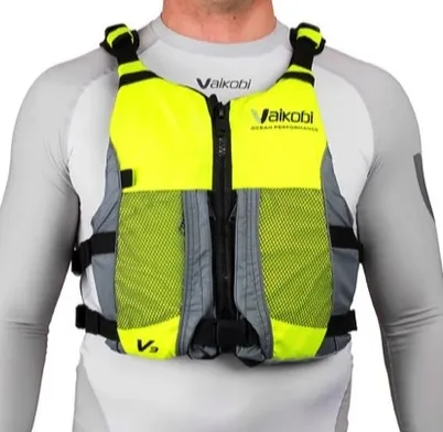 VAIKOBI V3 OCEAN RACING PFD- FLURO YELLOW/GREY