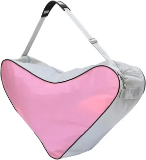 VALICLUD 1PC Mesh Cloth Tote skating bag Triangle Bag Shoulder Bag High-capacity Package (Pink)