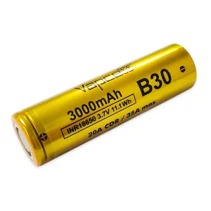 Vapcell B30 20A 3000mAh FLAT TOP 18650 High drain cell