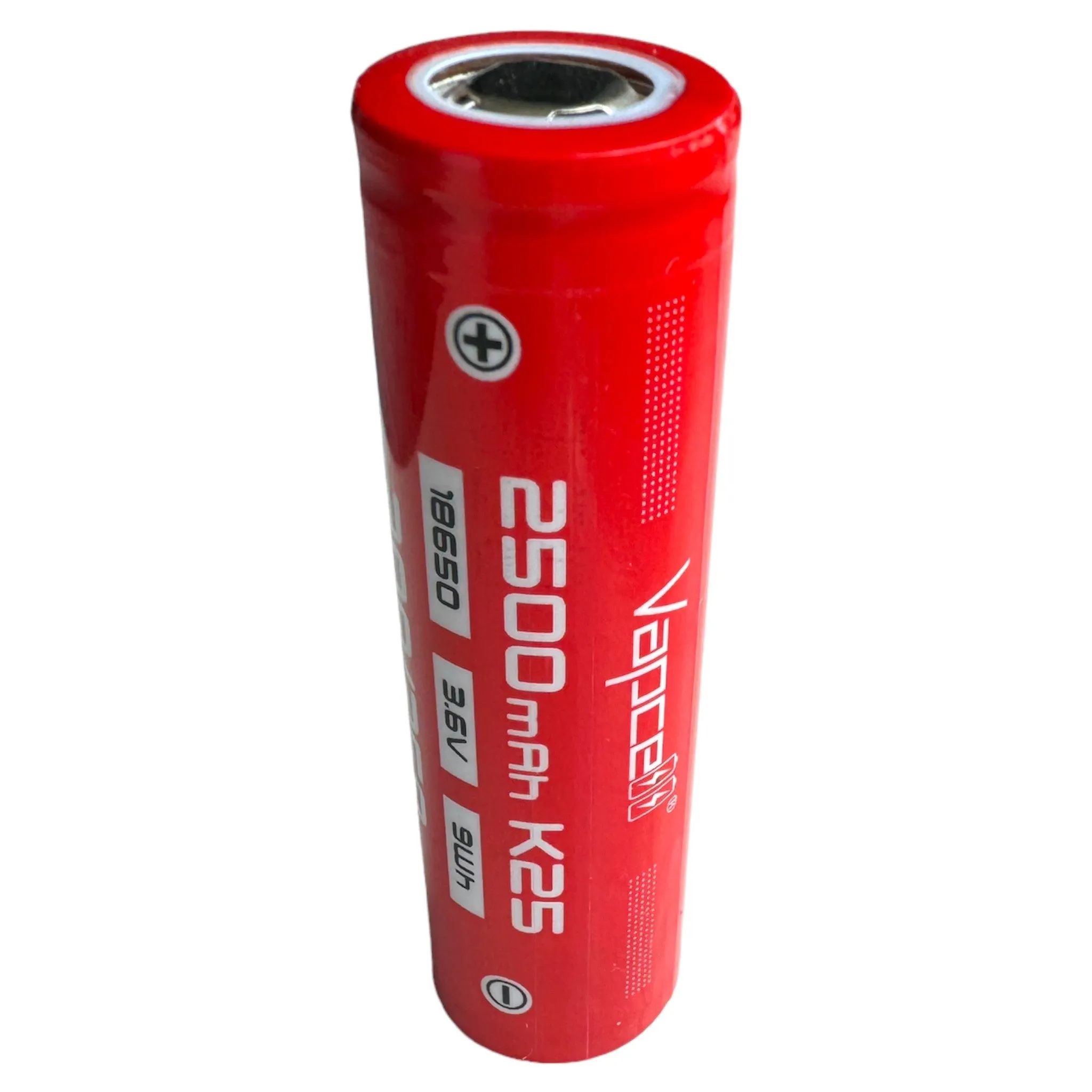 Vapcell K25 2500mAh FLAT TOP 18650 High drain