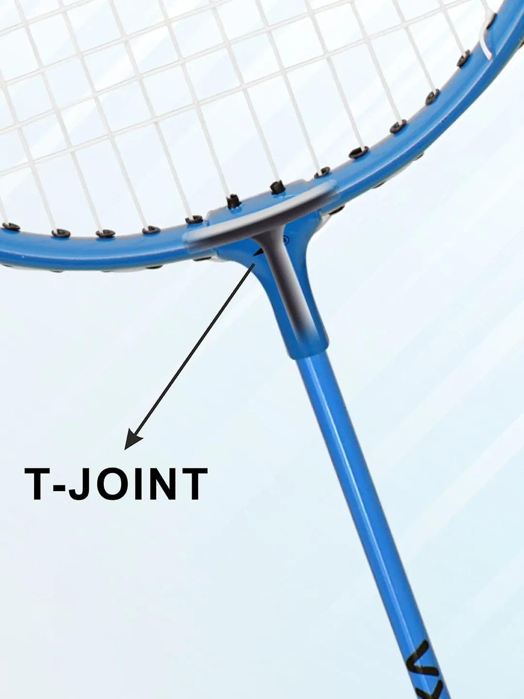 VECTOR X VXB-140 2 Racquet With Shuttle Full Cover Blue Strung G1 Badminton Racquet (Pack of 2)