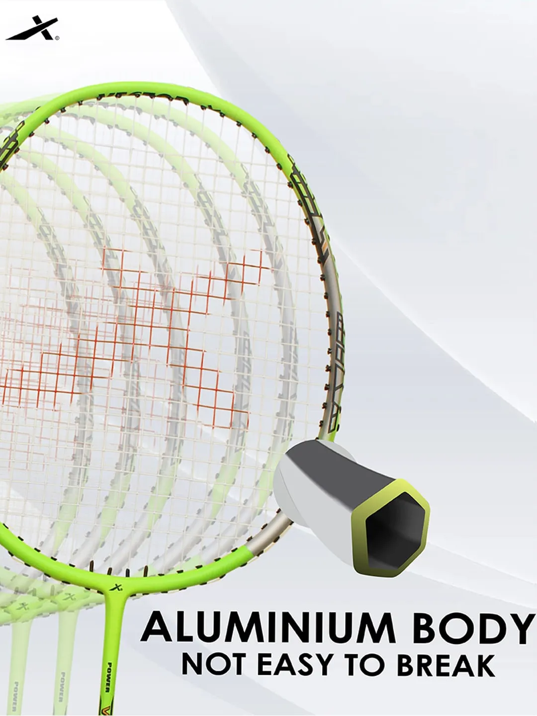 VECTOR X VXB-530 Full Cover Green Strung G1 Badminton Racquet