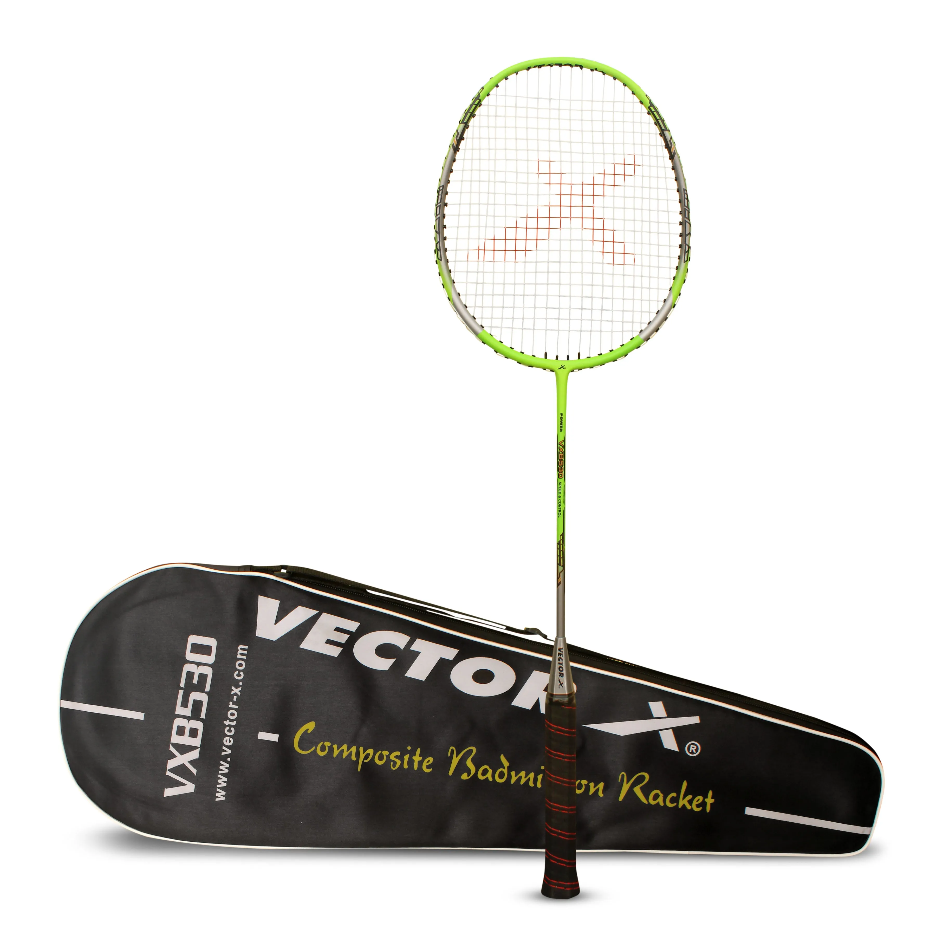 VECTOR X VXB-530 Full Cover Green Strung G1 Badminton Racquet