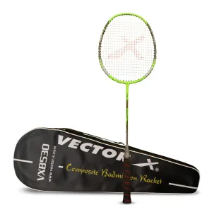 VECTOR X VXB-530 Full Cover Green Strung G1 Badminton Racquet