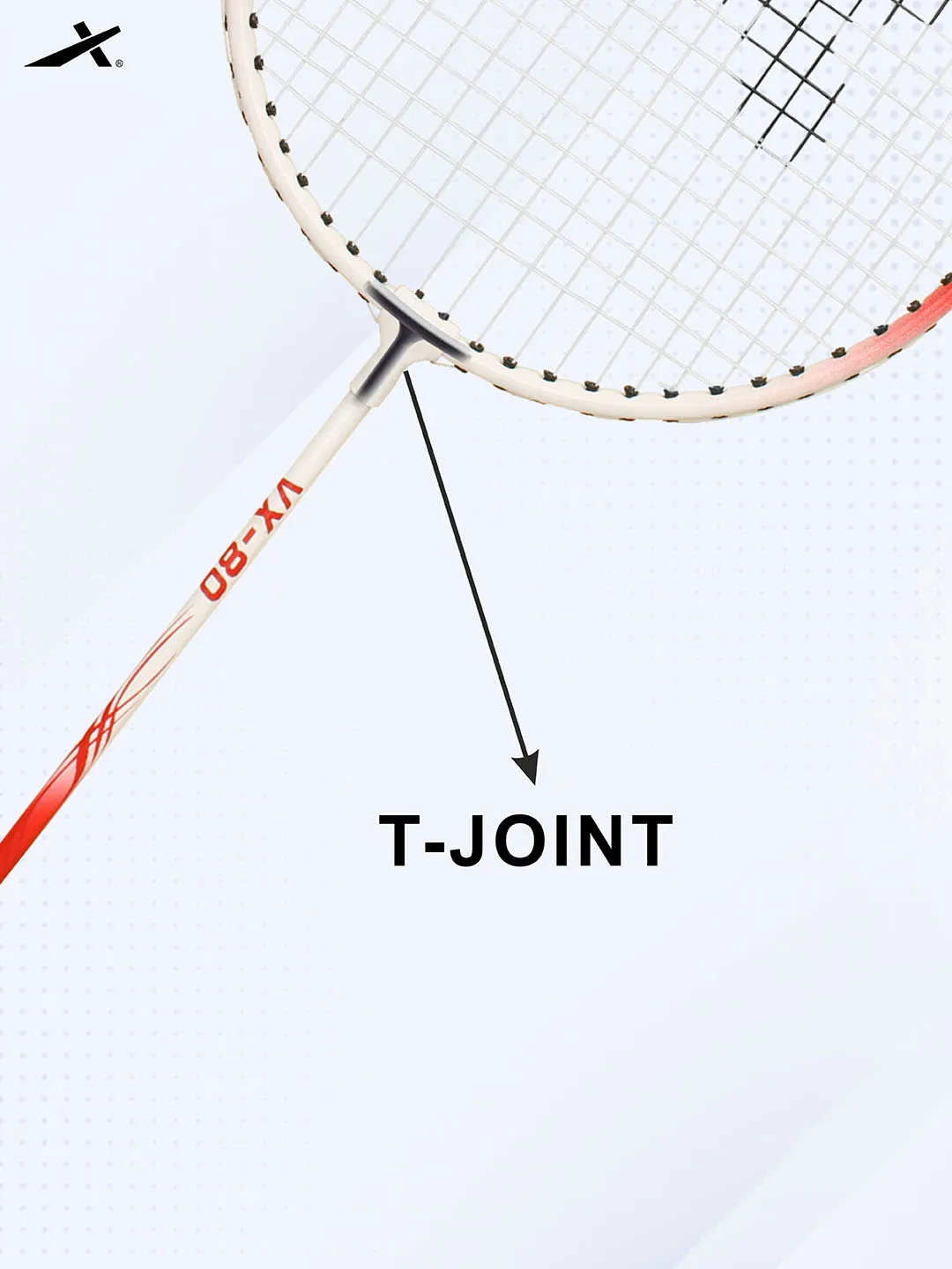VECTOR X VXB-80 Pack of 2 Racquet with full Cover Red Strung G1 Badminton Racquet (Pack of 2)