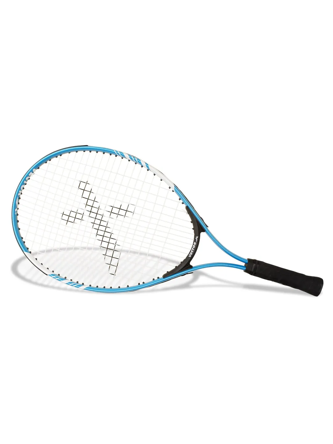 VECTOR X VXT 520 25 inches Blue With Full Cover Strung Tennis Racquet Multicolor Strung G2 Tennis Racquet