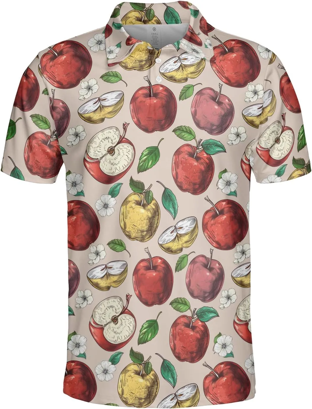 Vegan Polo Shirts for Men - Vegetable Short Sleeve Regular Fit Polo Shirts for Men Women Series 36