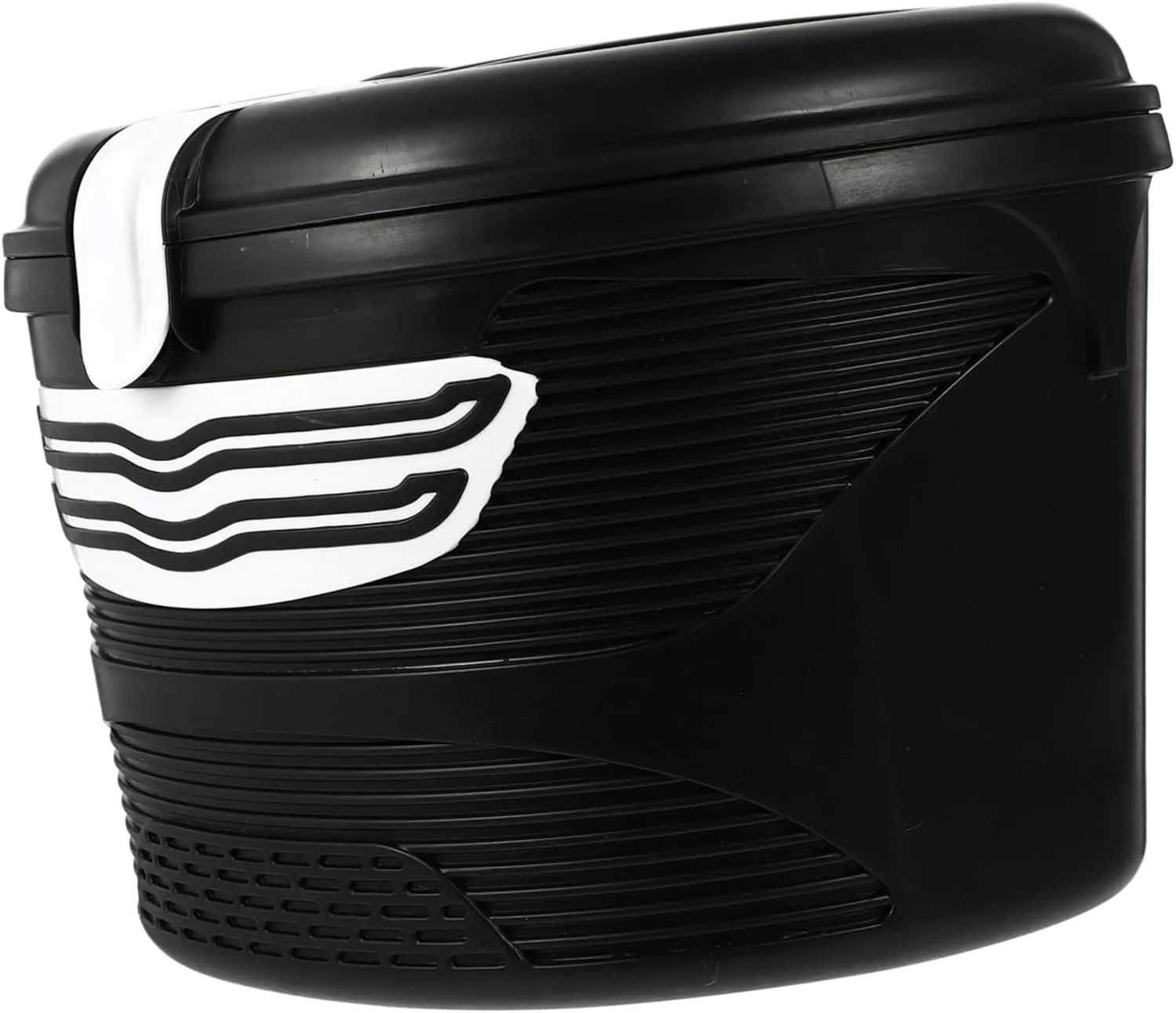 VICASKY 1Set Lockable Bike Front Basket Plastic Storage Holder for Helmets Bags Umbrellas Durable Stable Design Compatible with Bikes Sleek Aesthetic for Outdoor Use
