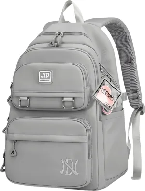 VIDOSCLA Solid Color Kids Girls Backpack Elementary Students Book Bag School Bag for Boys