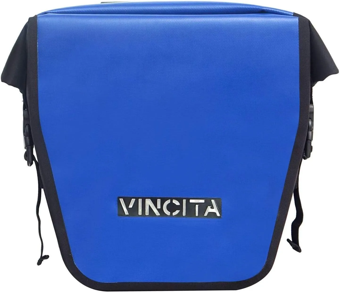 Vincita Small Single Pannier Water-Resistant Side Bags Adjustable Quick-Release Standard Clip with Rain Cover for Bicycle Cargo Rear Rack Saddle Bag Shoulder Bag Pannier Rack Bicycle Bag Bike