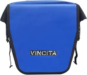 Vincita Small Single Pannier Water-Resistant Side Bags Adjustable Quick-Release Standard Clip with Rain Cover for Bicycle Cargo Rear Rack Saddle Bag Shoulder Bag Pannier Rack Bicycle Bag Bike