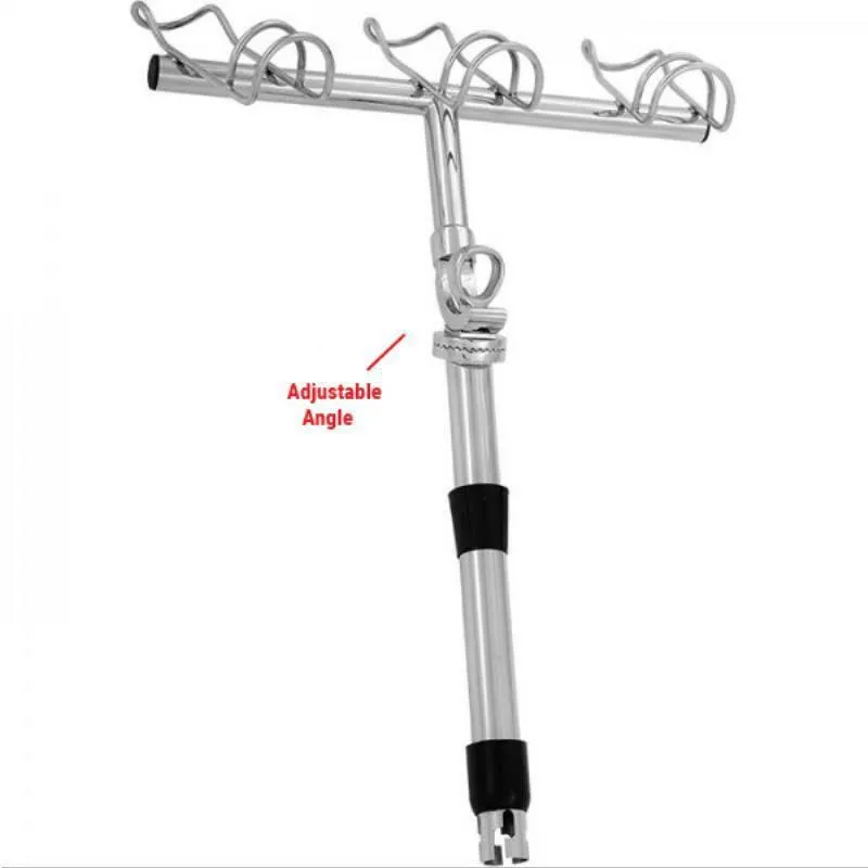 Viper Pro Series Multi-directional 3 Way Double Wire Rod Holders (Pair)