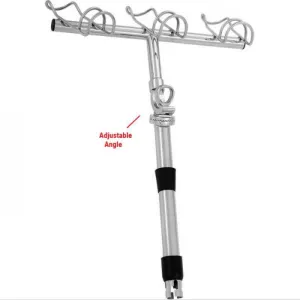 Viper Pro Series Multi-directional 3 Way Double Wire Rod Holders (Pair)