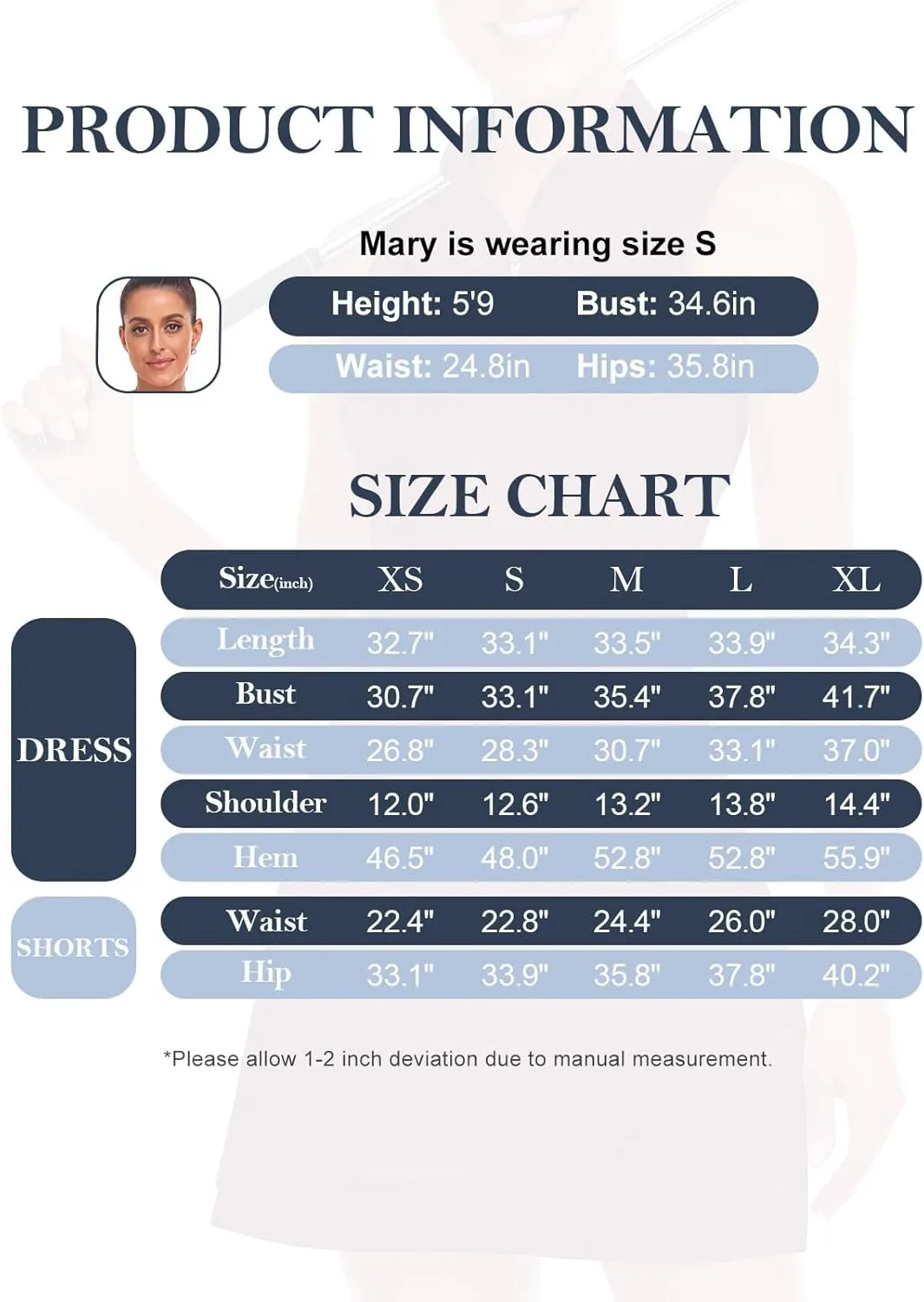 Viracy Tennis Dress for Women Sleeveless Golf Dresses with Shorts and Pockets Ruffle Zip Up Stand Collar Golf Outfits