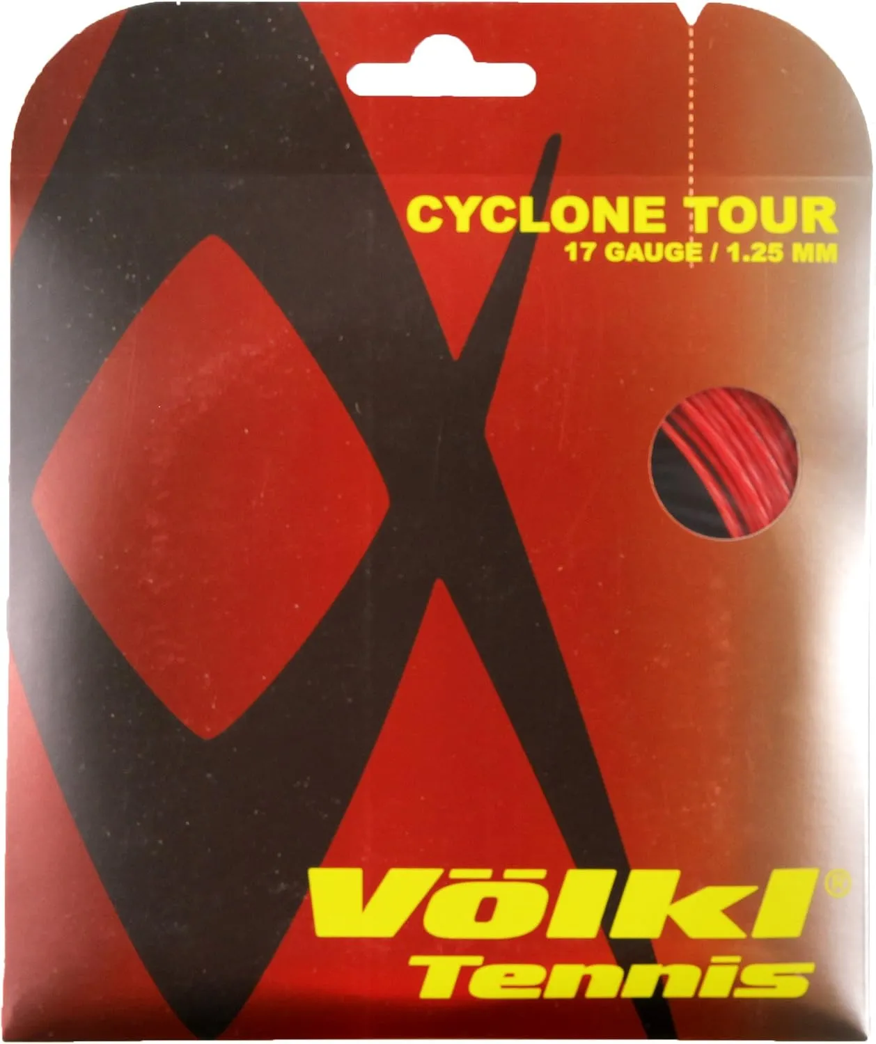 Volkl Cyclone Tour 17G/1.25MM Red Tennis String