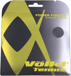 Volkl Power Fiber II 16G Black Tennis String