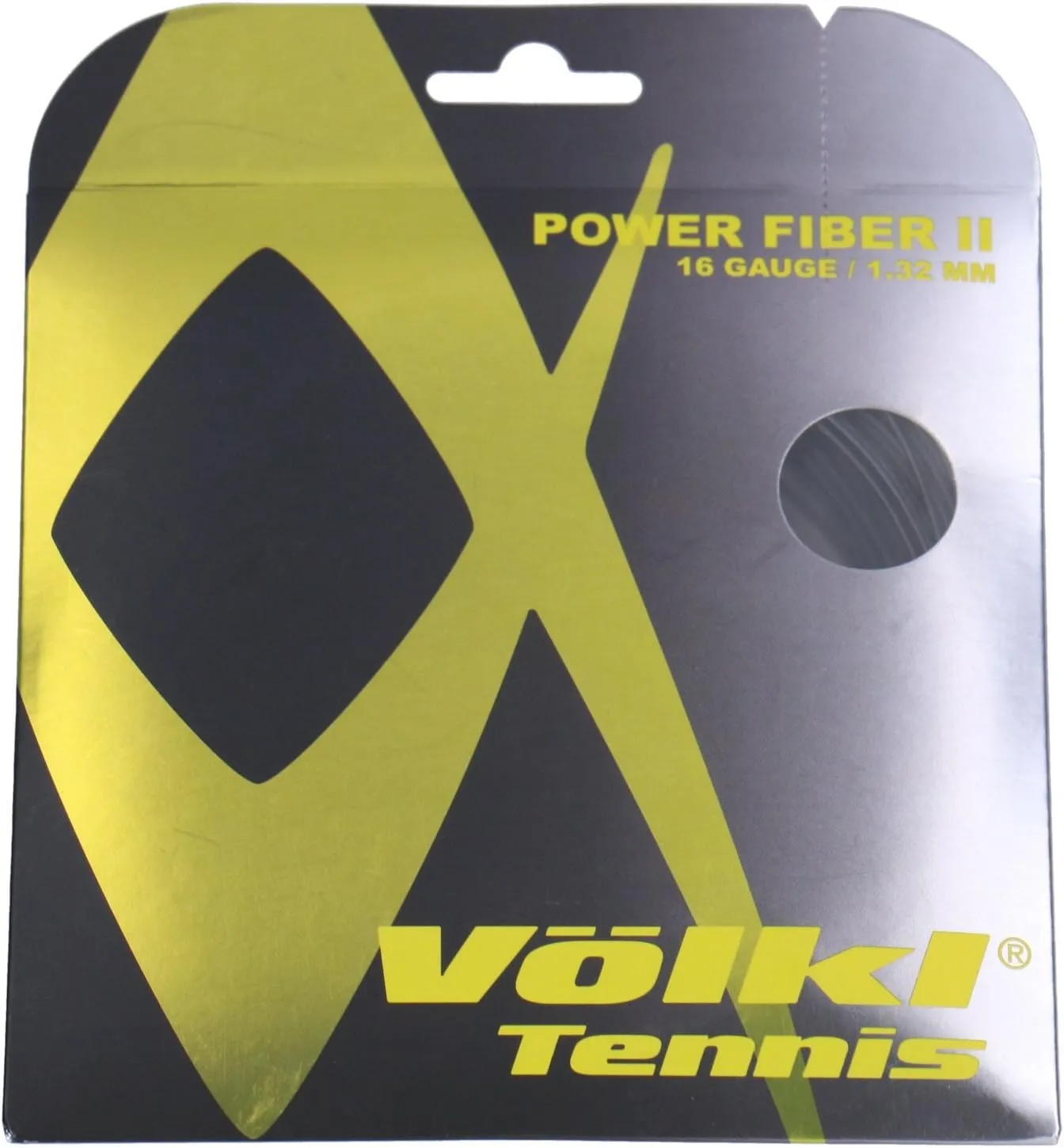 Volkl Power Fiber II 16G Black Tennis String