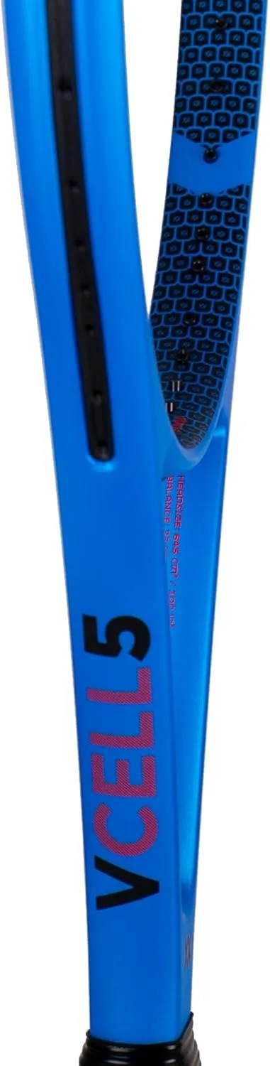 VOLKL V-Cell 5 | Tennis Racquet | Featuring REVA and Open String Pattern | Grip Sizes 0-5 | *UNSTRUNG*