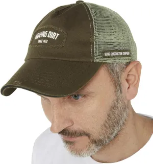 Volvo CE Construction Equipment Khaki Brown Moving Dirt Since 1832 Mesh Cap/Hat